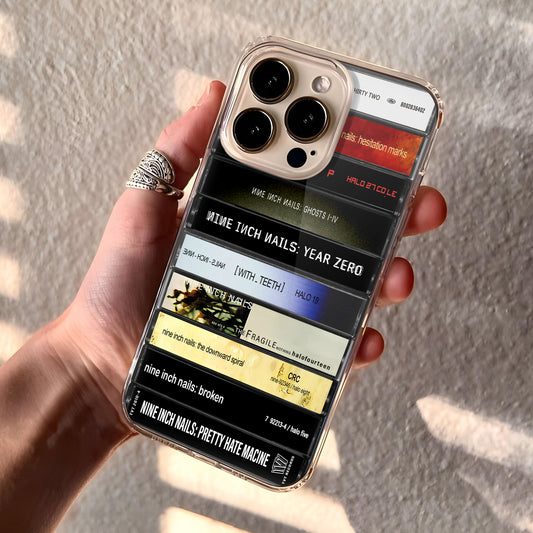 Nine Inch Nails Albums Cassette Collection Retro Phone Case