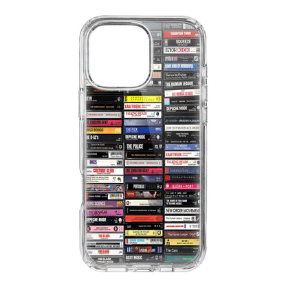 Classic New Wave & Electronic Albums Cassette Collection Retro Phone Case