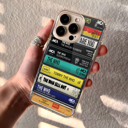 The Who Albums Cassette Collection Retro Phone Case