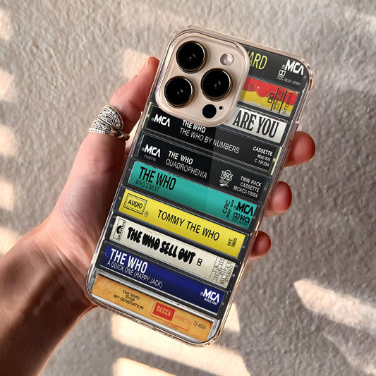 The Who Albums Cassette Collection Retro Phone Case