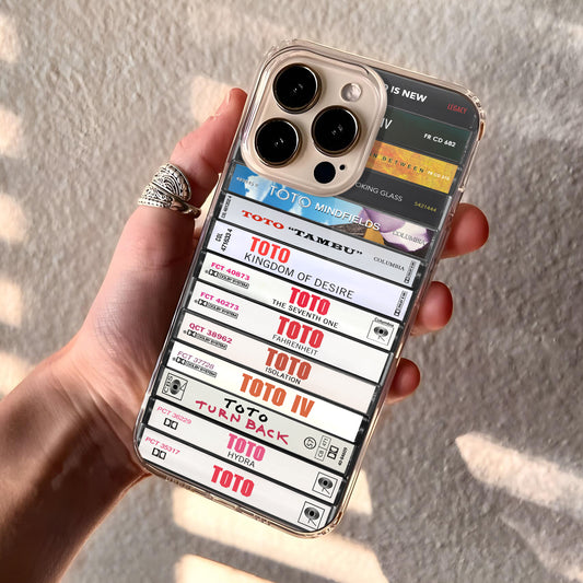 Toto Albums Cassette Collection Retro Phone Case