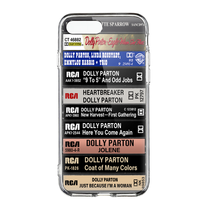 Dolly Parton Albums Cassette Collection Retro Phone Case