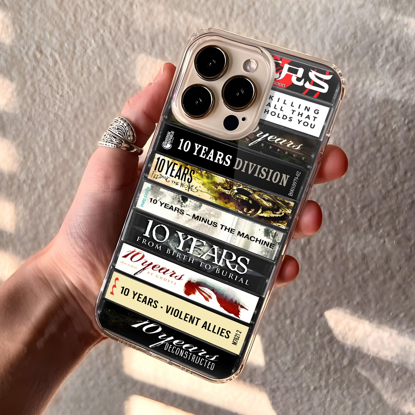 10 Years Albums Cassette Collection Retro Phone Case