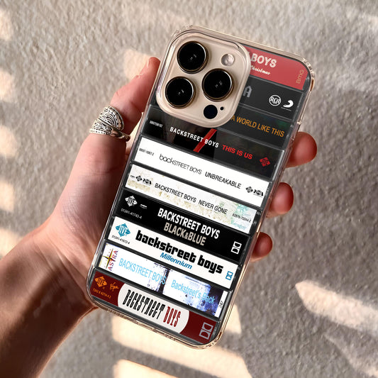 Backstreet Boys Albums Cassette Collection Retro MagSafe Phone Case