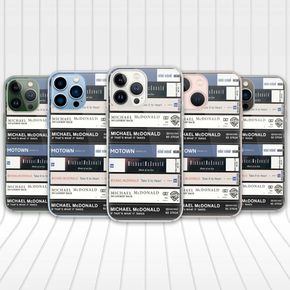 Michael McDonald Albums Cassette Collection Retro Phone Case