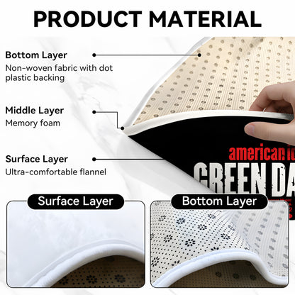 Green Day - American Idiot Album Music CD Round Rug