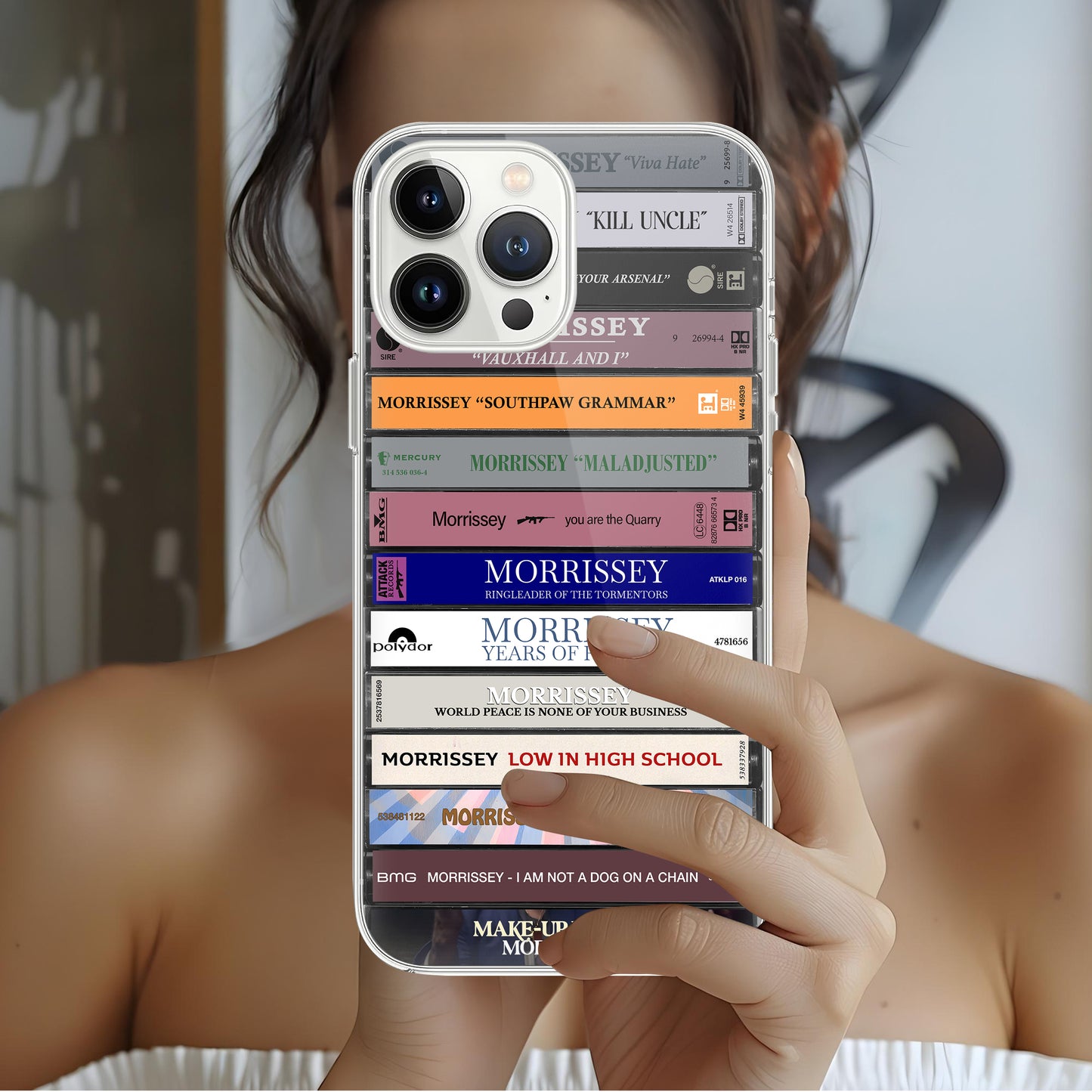 Morrissey Albums Cassette Collection Retro Phone Case
