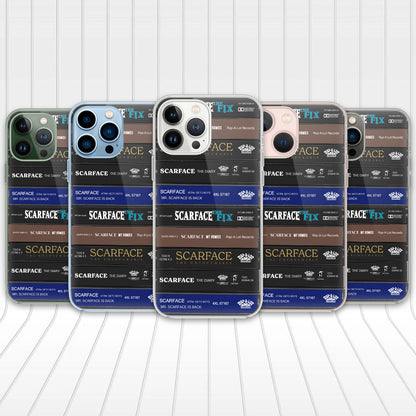 Scarface Albums Cassette Collection Retro Phone Case