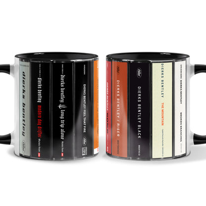 Dierks Bentley Albums Cassette Collection Retro Accent Mug