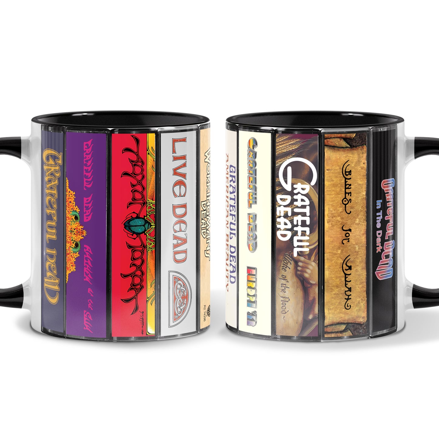 Grateful Dead Albums Cover Collection Retro Accent Mug