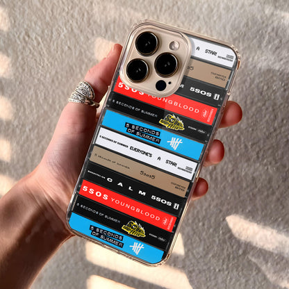 5 Seconds of Summer Albums Cassette Collection Retro Phone Case