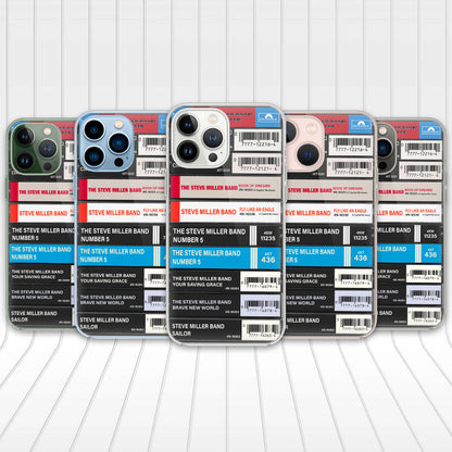 Steve Miller Band Albums Cassette Collection Retro Phone Case