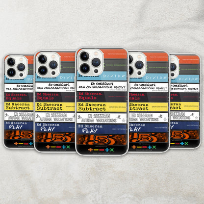 Ed Sheeran Albums Cassette Collection Retro Phone Case