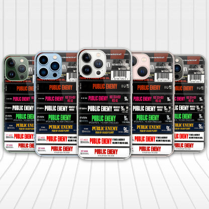 Public Enemy Albums Cassette Collection Retro Phone Case