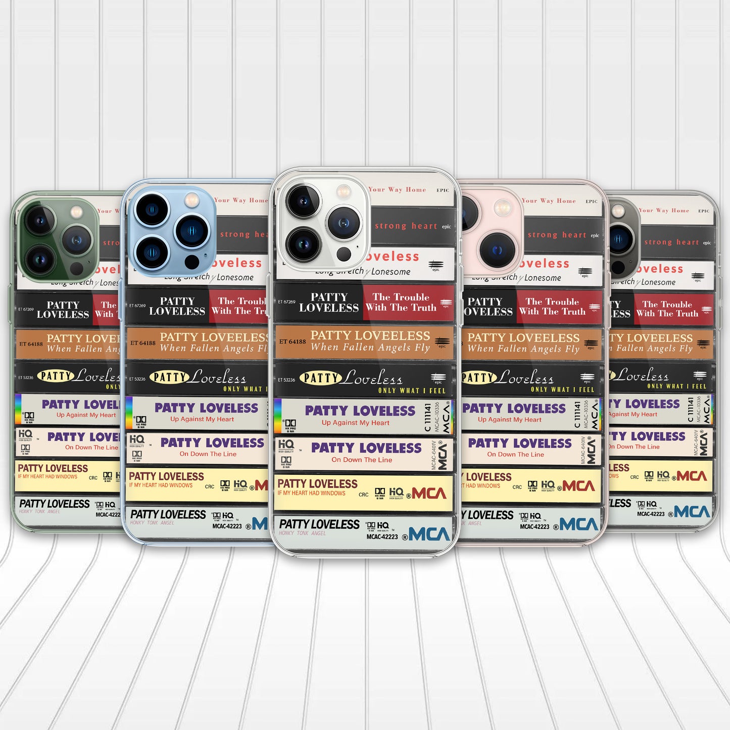 Patty Loveless Albums Cassette Collection Retro Phone Case
