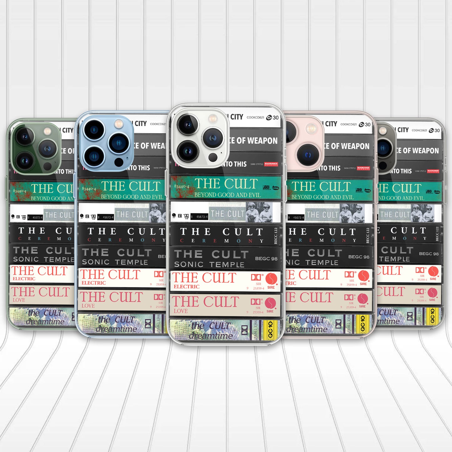 The Cult Albums Cassette Collection Retro Phone Case