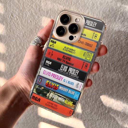 Elvis Presley Albums Cassette Collection Retro MagSafe Phone Case