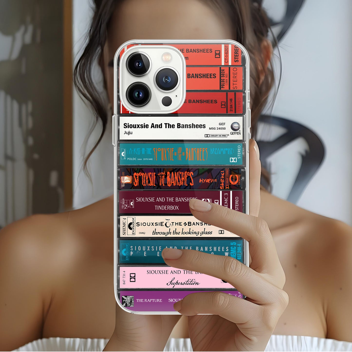 Siouxsie and the Banshees Albums Cassette Collection Retro Phone Case