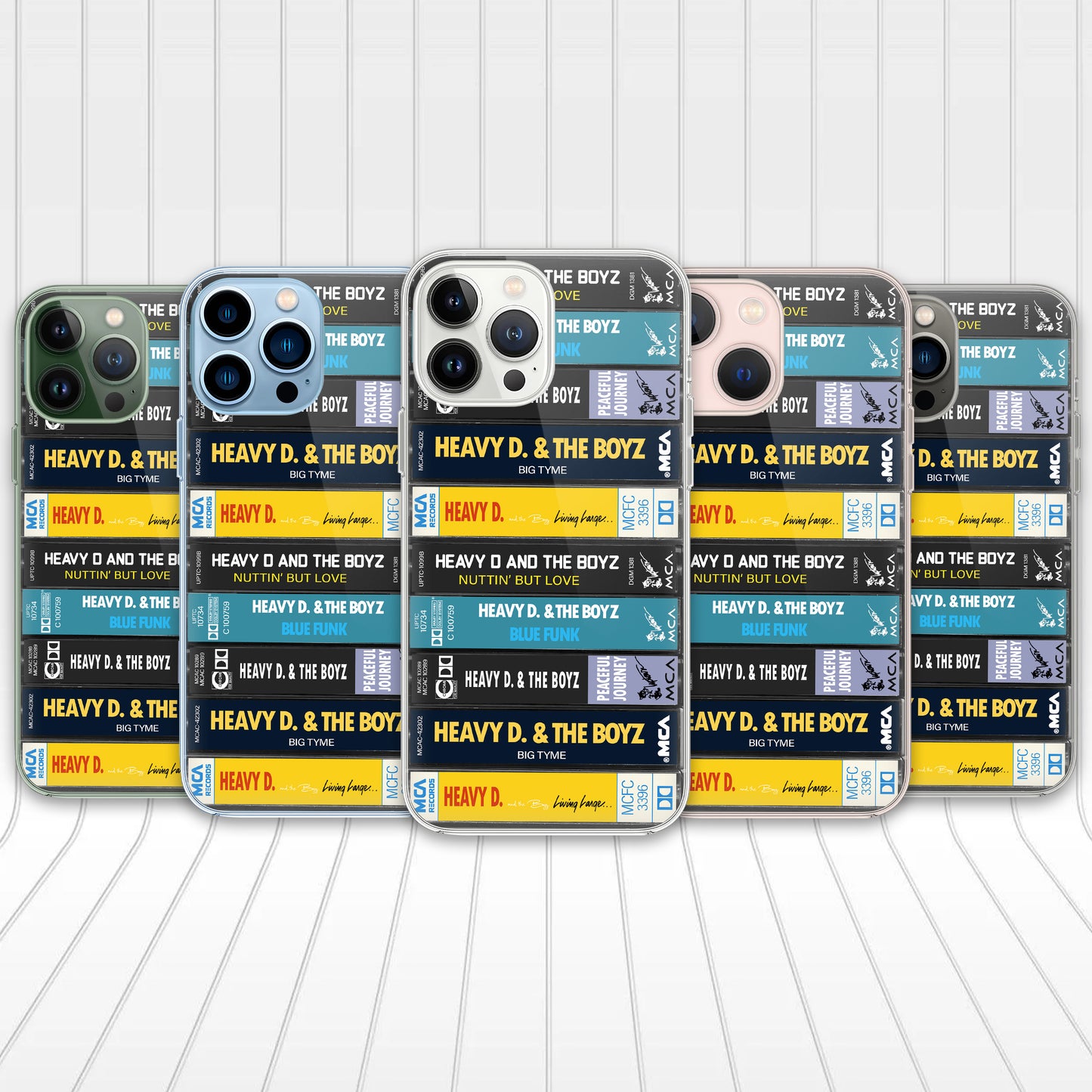 Heavy D & the Boyz Albums Cassette Collection Retro Phone Case