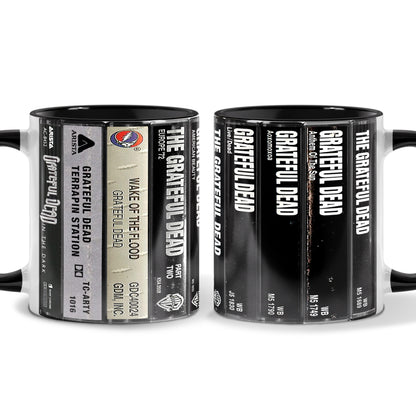 Grateful Dead Albums Cassette Retro Collection Accent Mug