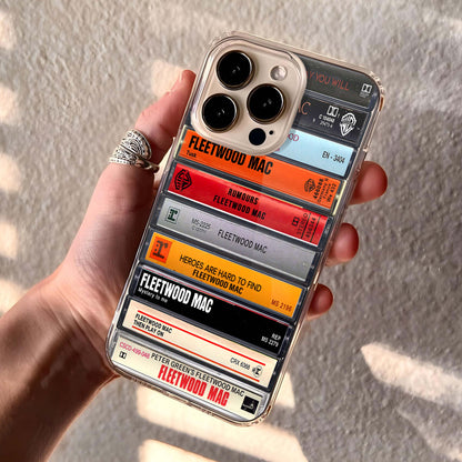 Fleetwood Mac Albums Cassette Collection Retro Phone Case
