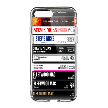 Stevie Nicks Albums Cassette Collection Retro Phone Case