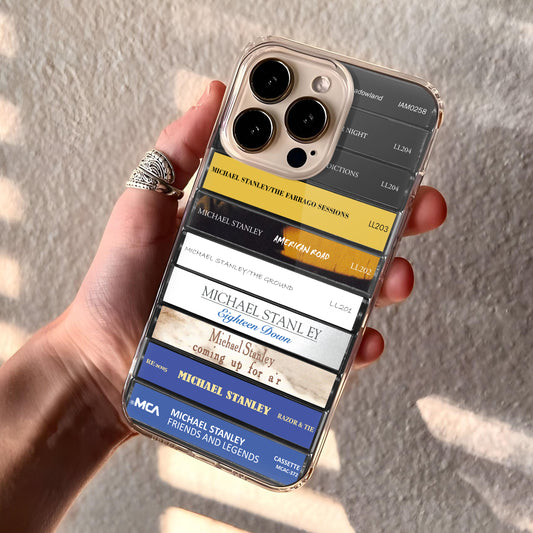 Michael Stanley Albums Cassette Collection Retro Phone Case