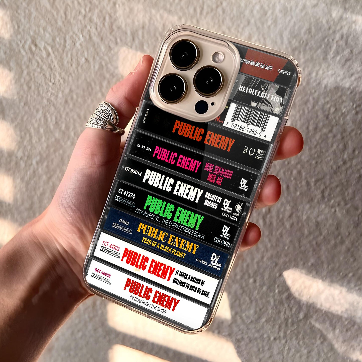 Public Enemy Albums Cassette Collection Retro Phone Case
