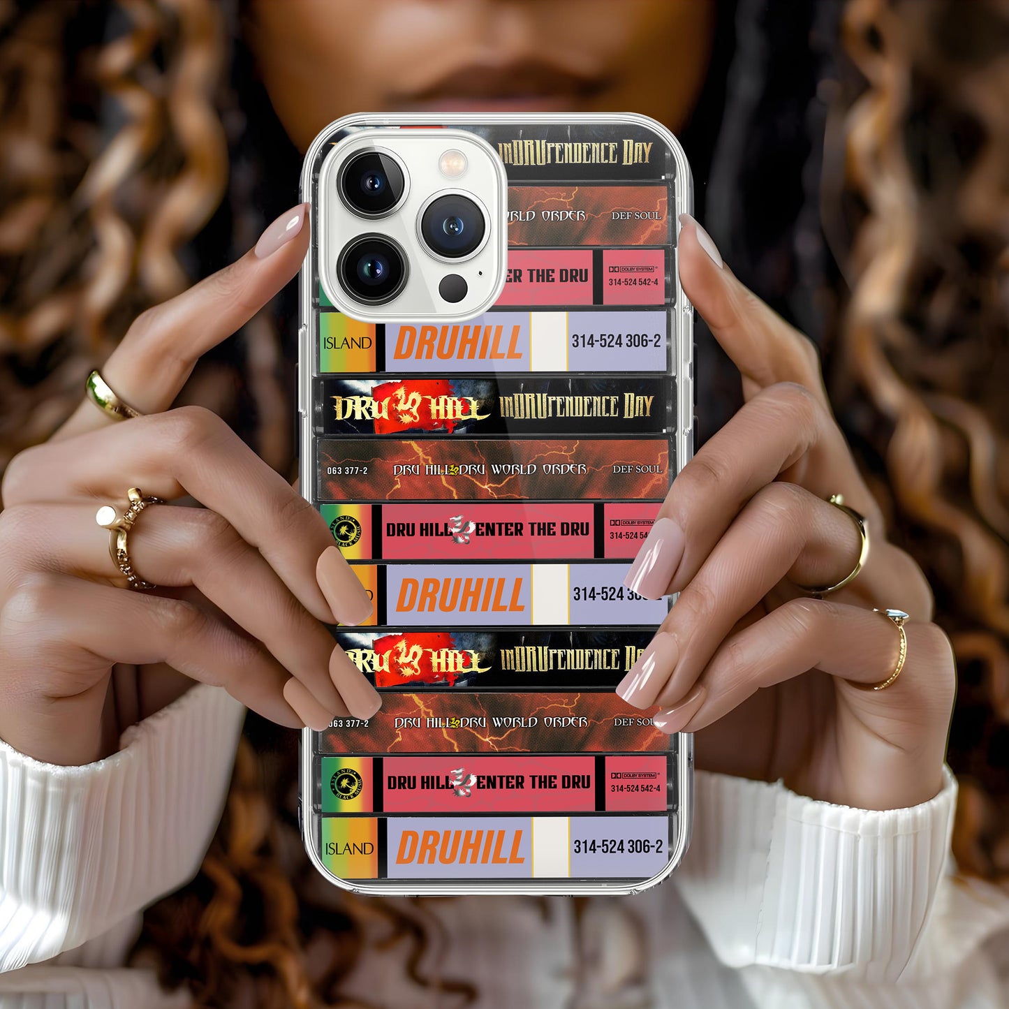 Dru Hill Albums Cassette Collection Retro Phone Case
