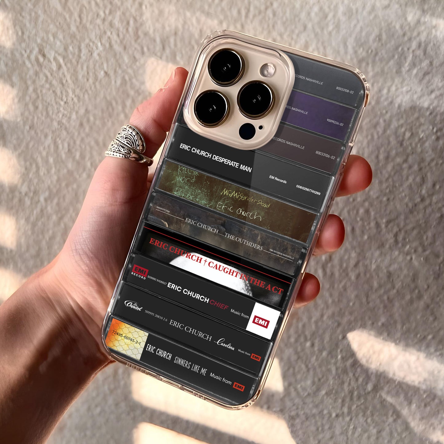 Eric Church Albums Cassette Collection Retro Phone Case