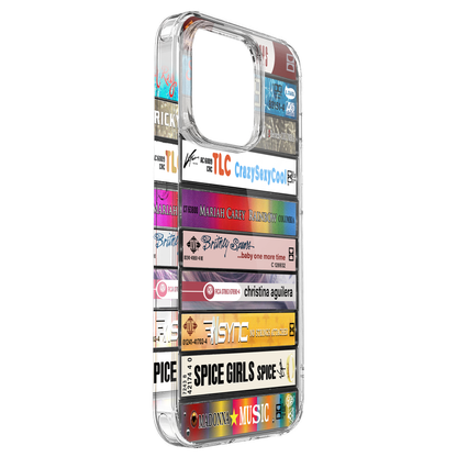 Classic 90s Pop Albums Cassette Collection Retro Phone Case