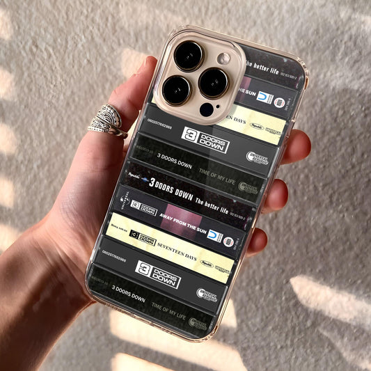 3 Doors Down Albums Cassette Collection Retro Phone Case