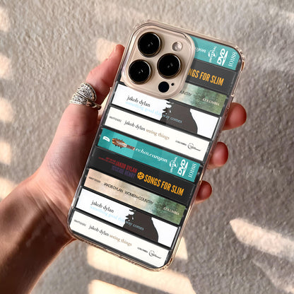 Jacob Dylan Albums Cassette Collection Retro Phone Case
