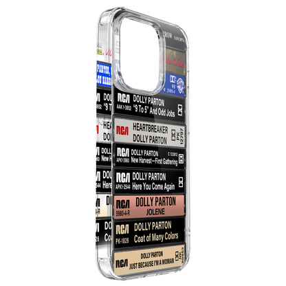 Dolly Parton Albums Cassette Collection Retro Phone Case