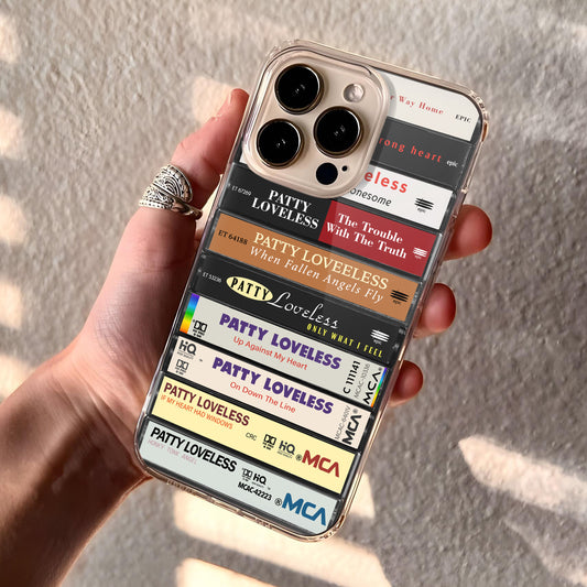 Patty Loveless Albums Cassette Collection Retro Phone Case