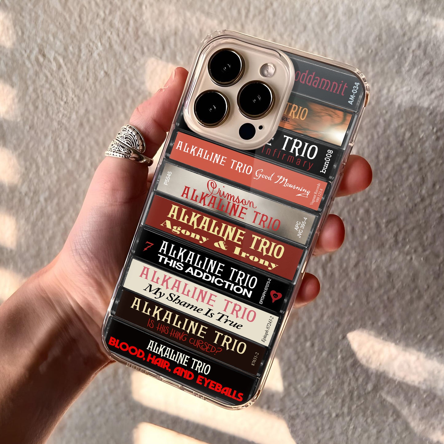 Alkaline Trio Albums Cassette Collection Retro Phone Case