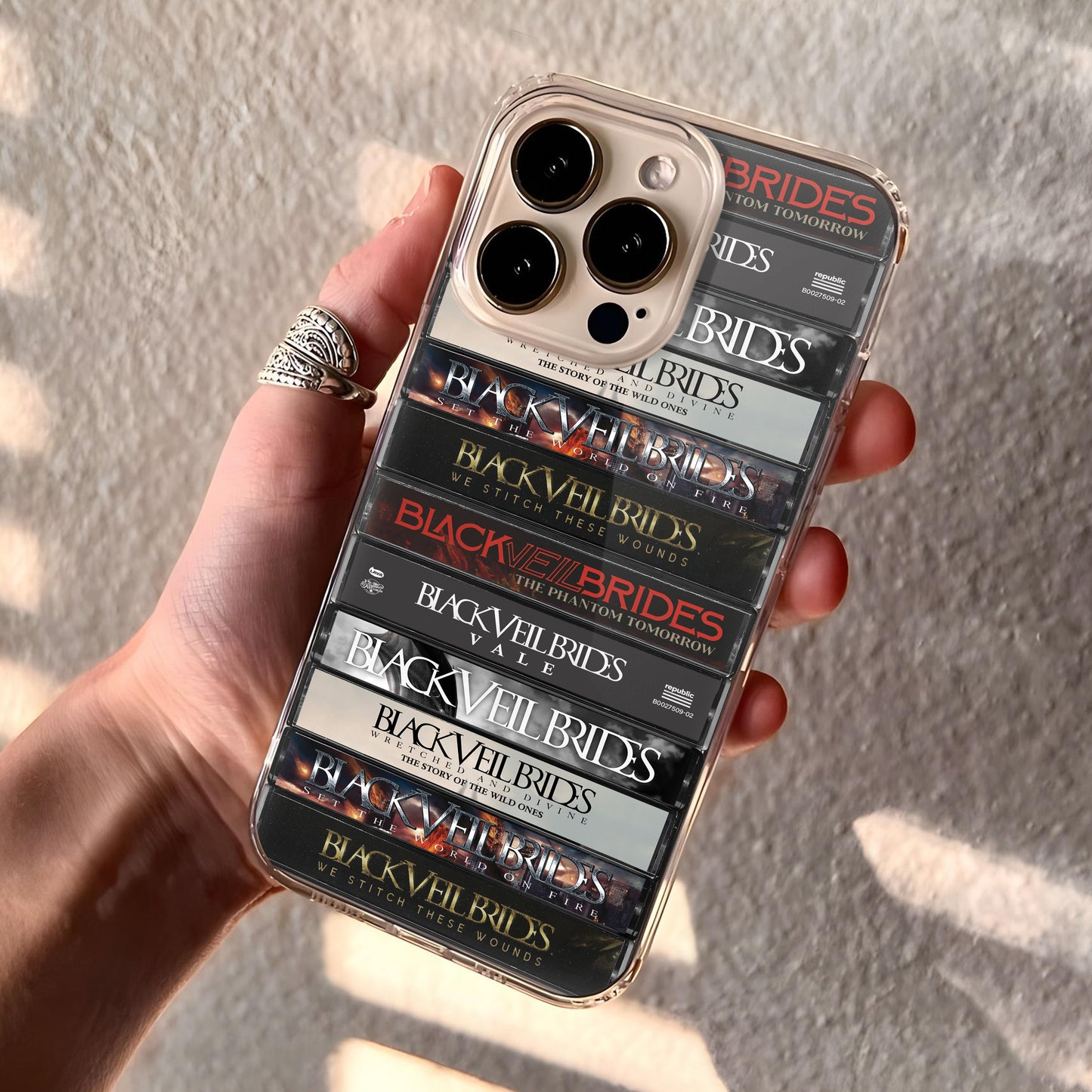 Black Veil Brides Albums Cassette Collection Retro Phone Case