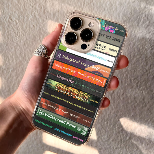 Widespread Panic Albums Cassette Collection Retro Phone Case