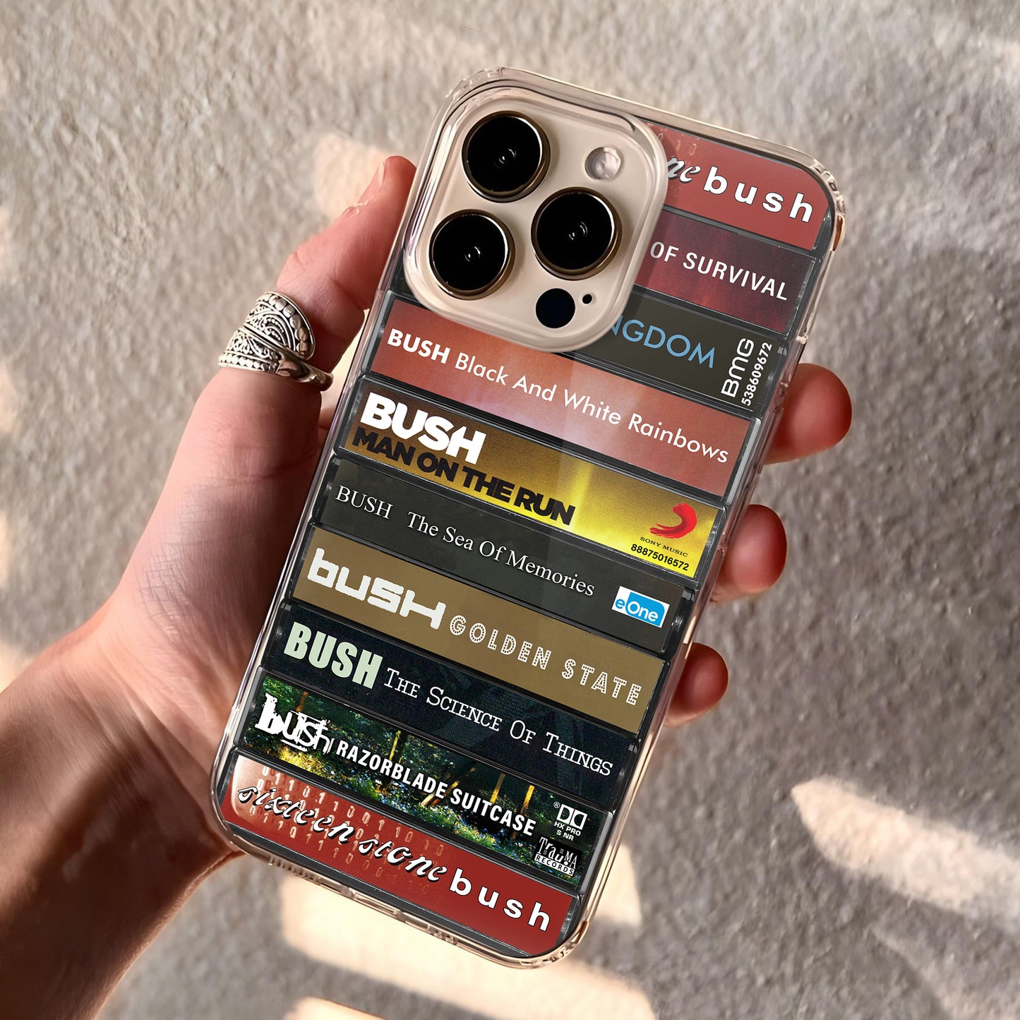 Bush Albums Cassette Collection Retro Phone Case