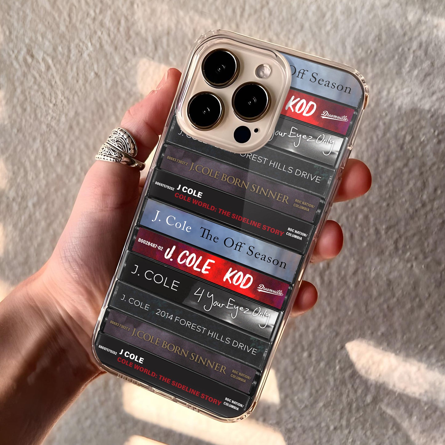 J.Cole Albums Cassette Collection Retro Phone Case