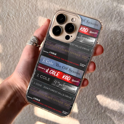 J.Cole Albums Cassette Collection Retro Phone Case