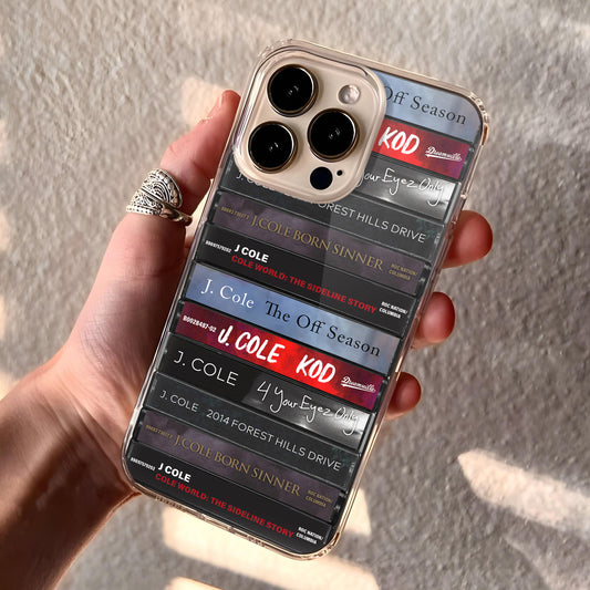 J.Cole Albums Cassette Collection Retro Phone Case