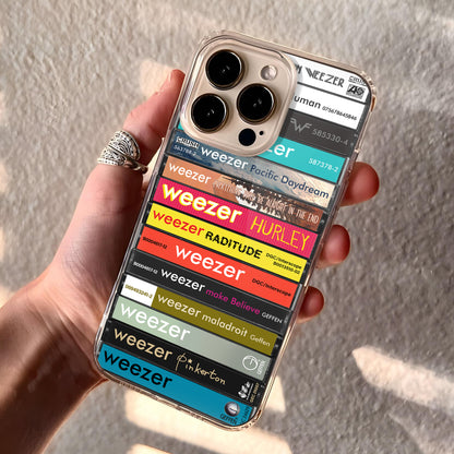 Weezer Albums Cassette Collection Retro Phone Case