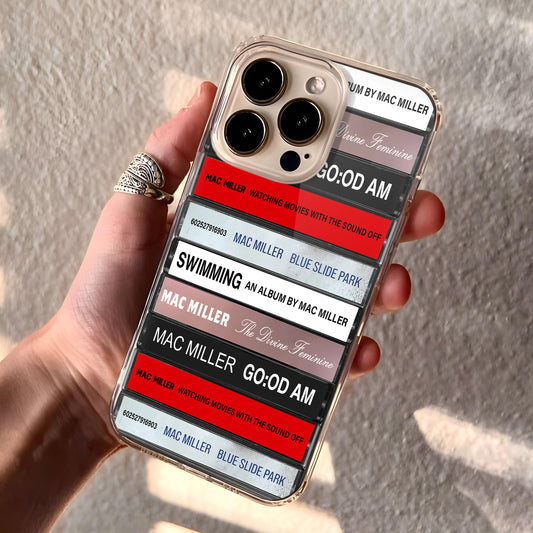 Mac Miller Albums Cassette Collection Retro Phone Case