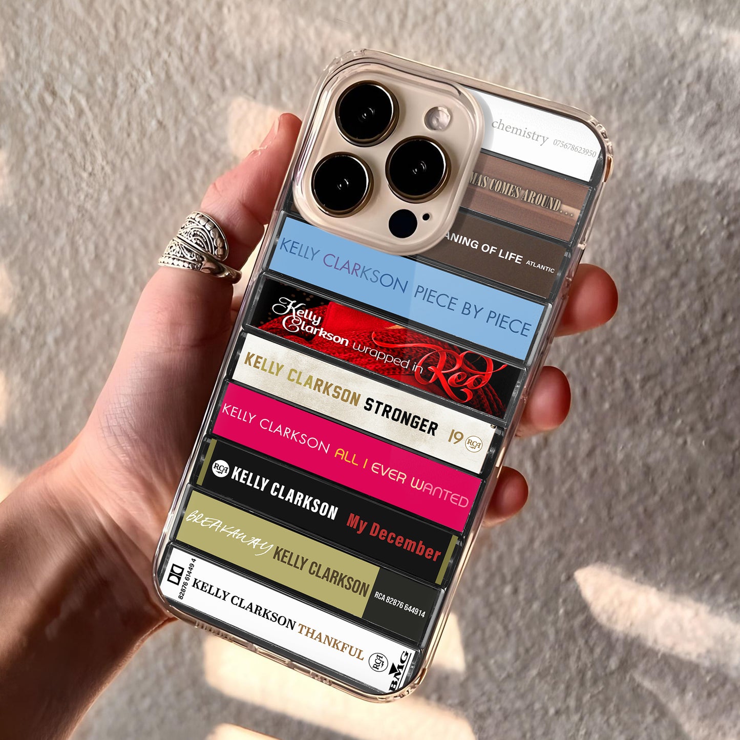 Kelly Clarkson Albums Cassette Collection Retro Phone Case