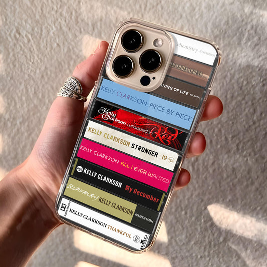 Kelly Clarkson Albums Cassette Collection Retro Phone Case