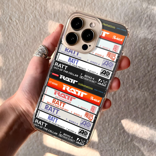 Ratt Albums Cassette Collection Retro Phone Case