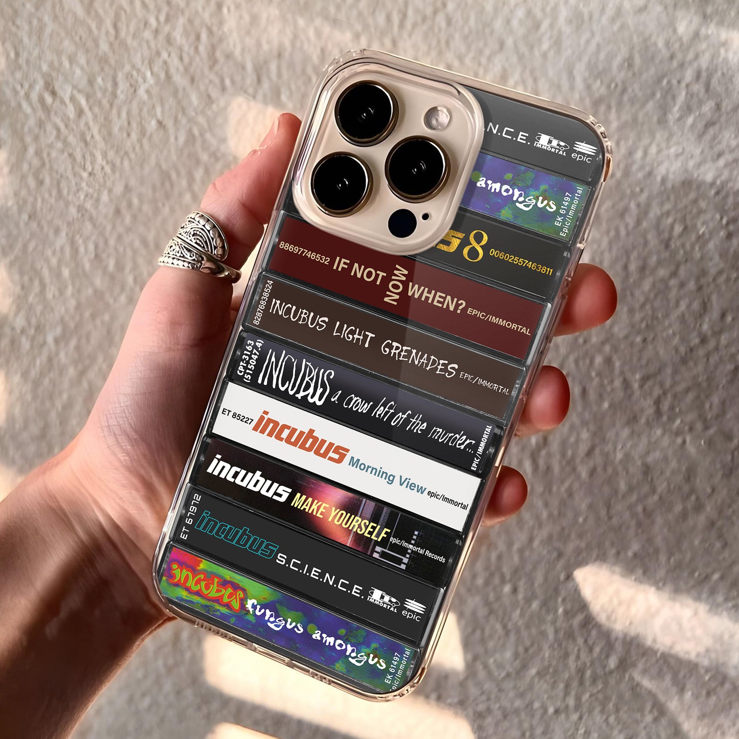 Incubus Albums Cassette Collection Retro Phone Case