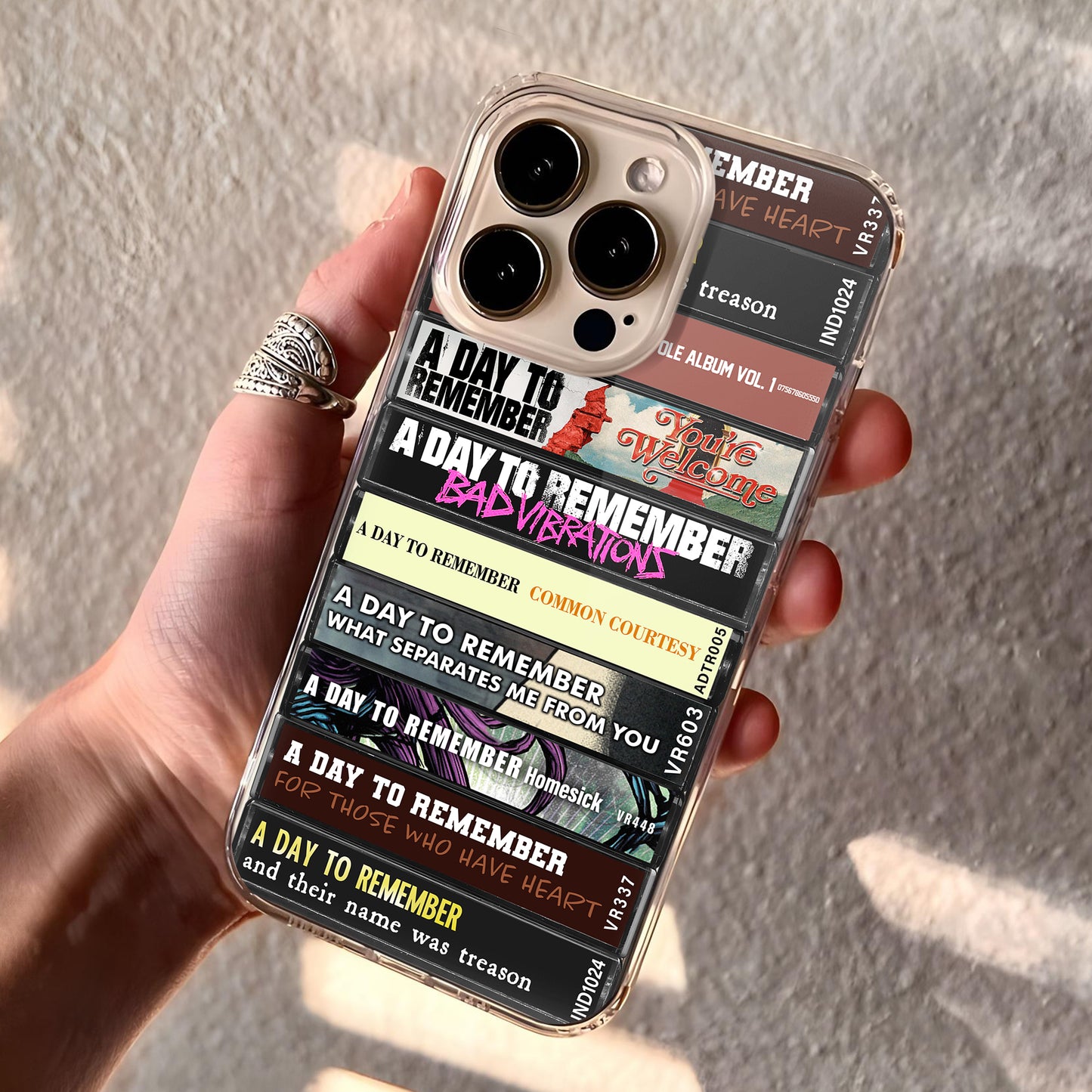 A Day to Remember Albums Cassette Collection Retro Phone Case