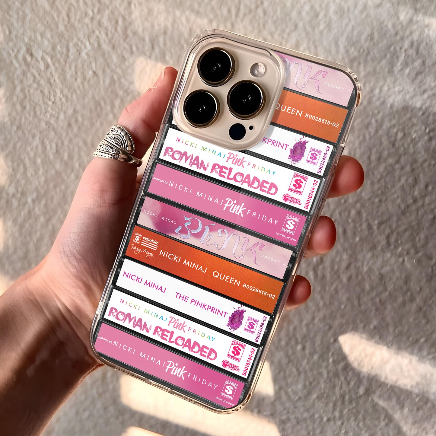 Nicki Minaj Albums Cassette Collection Retro Phone Case